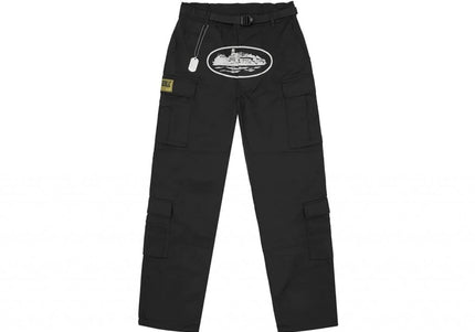 Corteiz 5 Starz Special Edition Black Guerillaz Cargo Pant Black