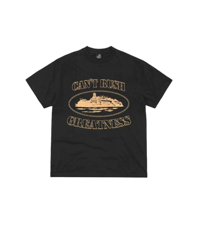 Corteiz x Cental Cee Can't Rush Greatness Tee Black