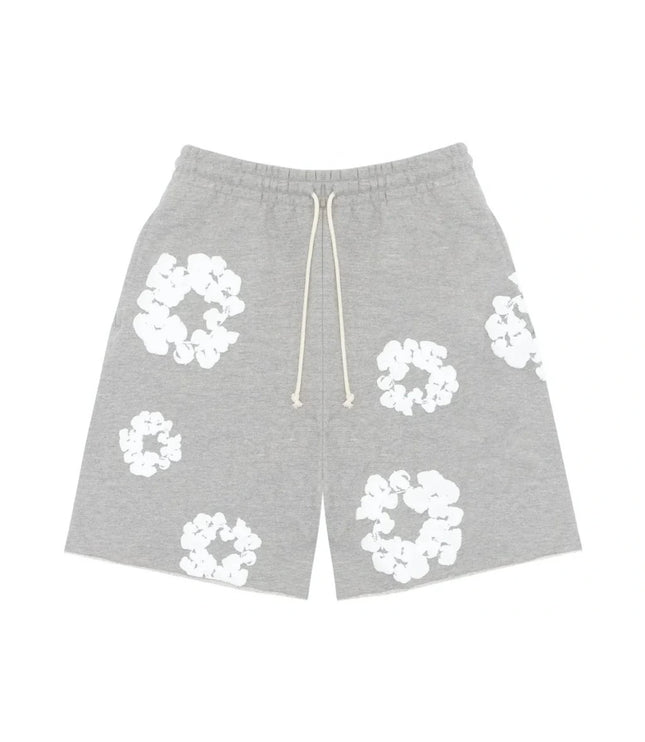 Denim Tears The Cotton Wreath Shorts Grey