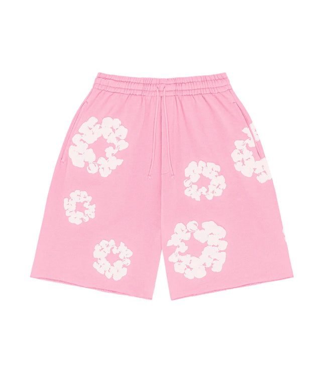Denim Tears The Cotton Wreath Shorts Pink