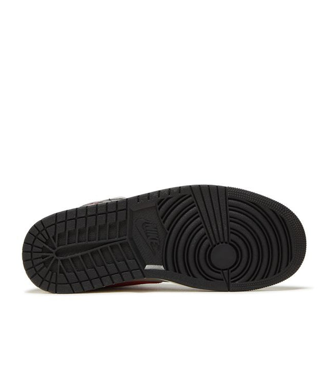 Jordan 1 Mid Black College Grey Gym Red (W)