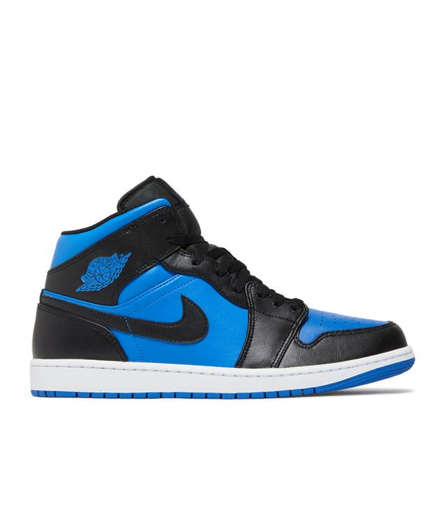 Jordan 1 Mid Black Royal Blue