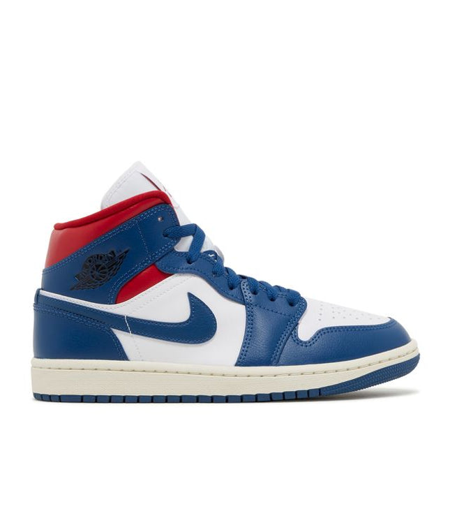 Jordan 1 Mid French Blue Gym Red (W)
