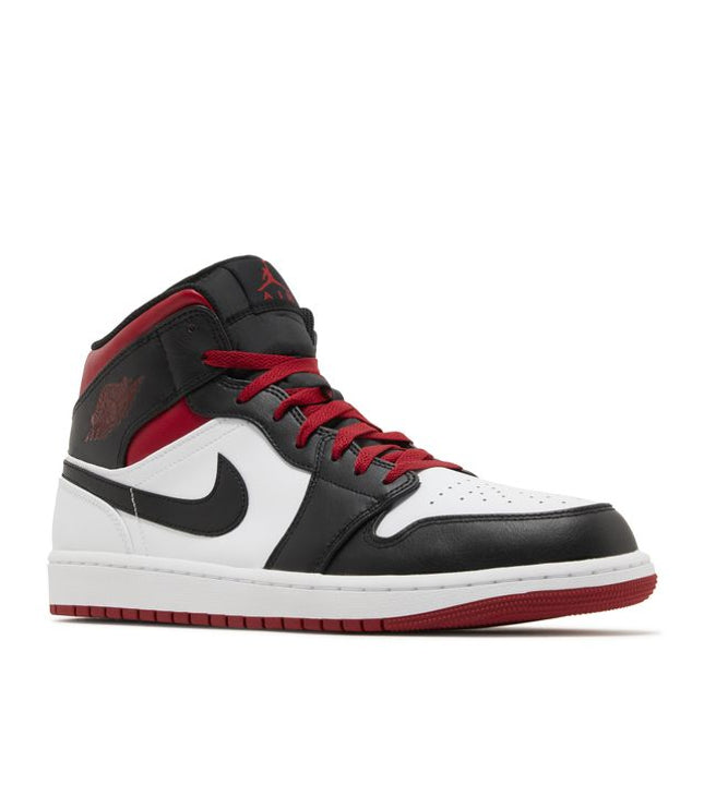 Jordan 1 Mid Gym Red Black Toe