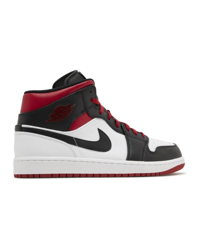 Jordan 1 Mid Gym Red Black Toe