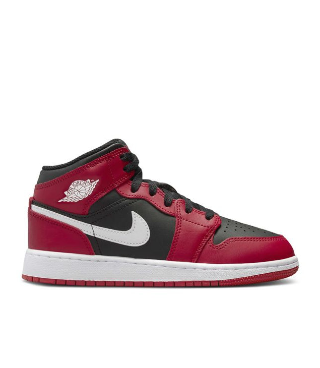 Jordan 1 Mid Gym Red Black White (GS)
