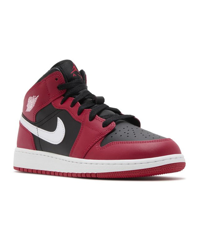 Jordan 1 Mid Gym Red Black White (GS)