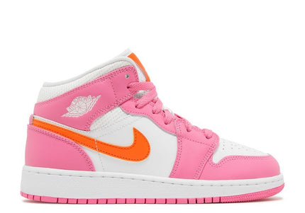 Jordan 1 Mid Pinksicle Safety Orange (GS)