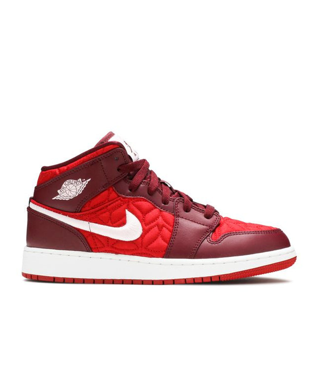 Jordan 1 Mid SE Red Quilt (GS)