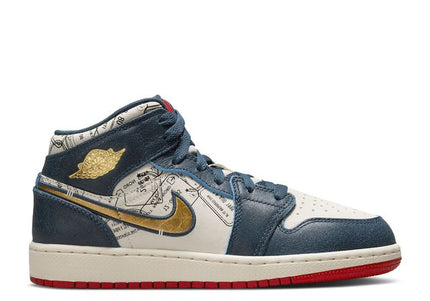 Jordan 1 Mid SE Take Flight Gold Swoosh (GS)
