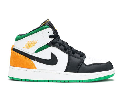 Jordan 1 Mid SE White Laser Orange Lucky Green (GS)