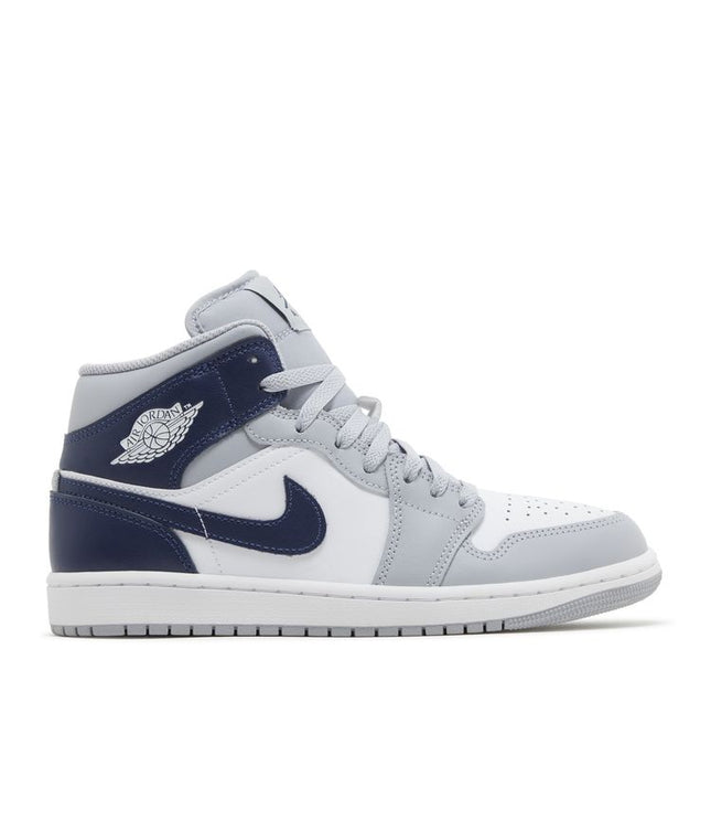 Jordan 1 Mid Wolf Grey Midnight Navy