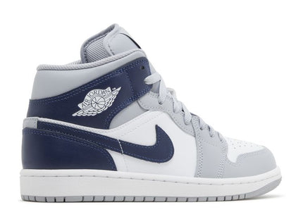 Jordan 1 Mid Wolf Grey Midnight Navy