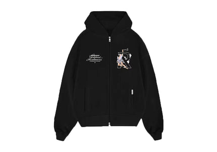 Represent Hermes Zip Hoodie Black