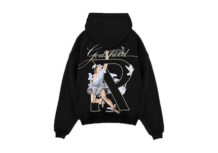 Represent Hermes Zip Hoodie Black