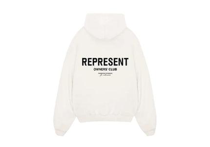 Represent Owner's Club Hoodie Flat White