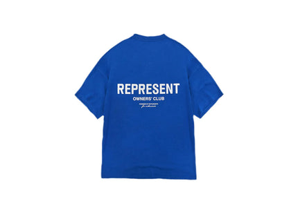 Represent Owner's Club T-Shirt Cobalt Blue/White