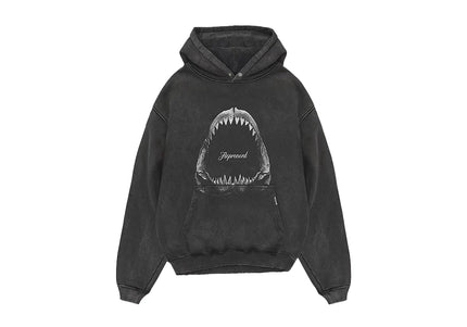 Represent Shark Jaws Hoodie Vintage Grey