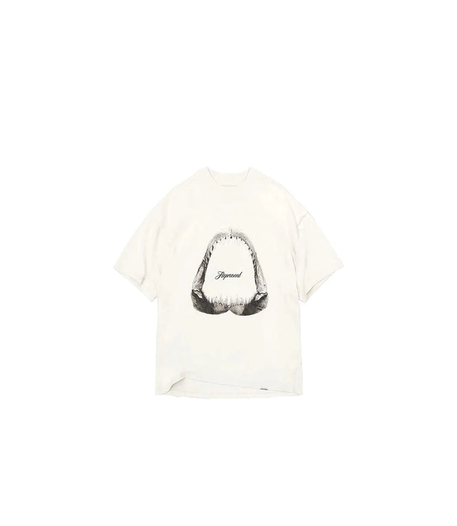Represent Shark Jaws T-shirt Flat White