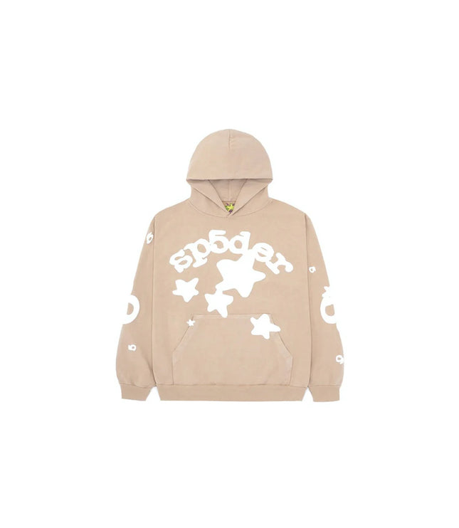 Sp5der Beluga Hoodie Sand