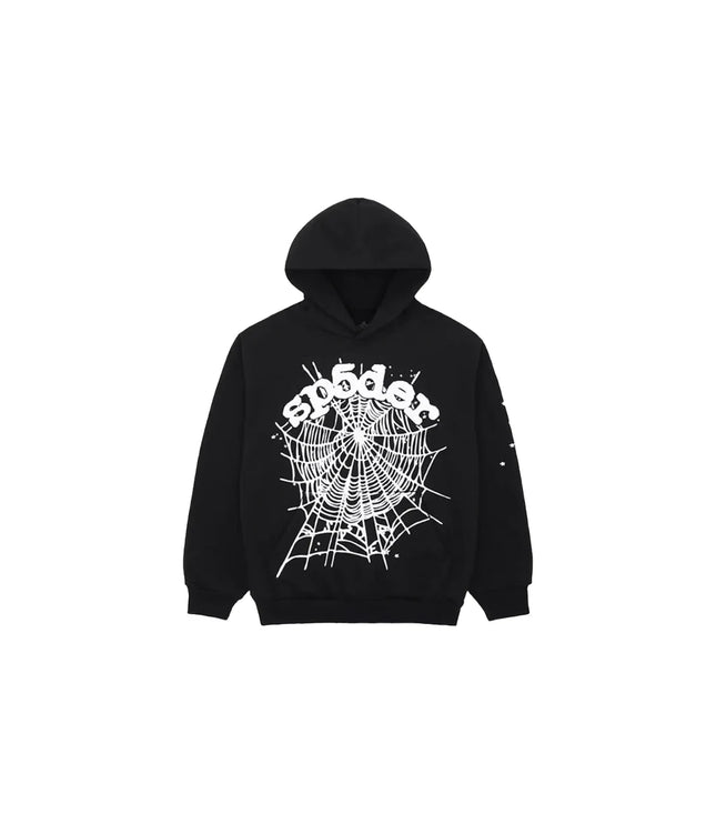 Sp5der OG Web Hoodie Black