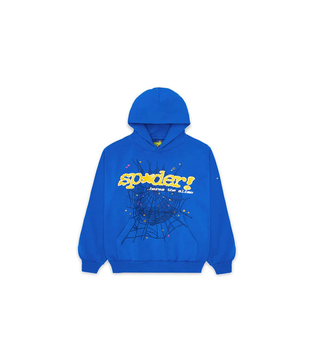 Sp5der TC Hoodie Blue