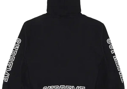 Supreme Collegiate Sleeve Hooded Sweatshirt Black