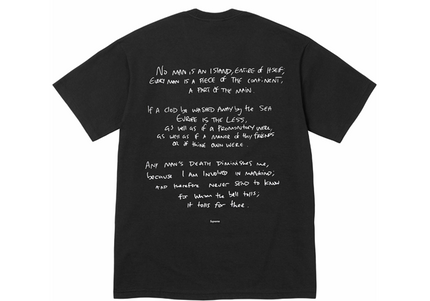 Supreme Corteiz Rules The World Tee Black