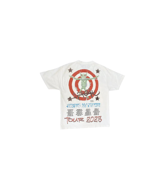 Travis Scott Utopia Circus Maximus 2023 Tour III Tee White