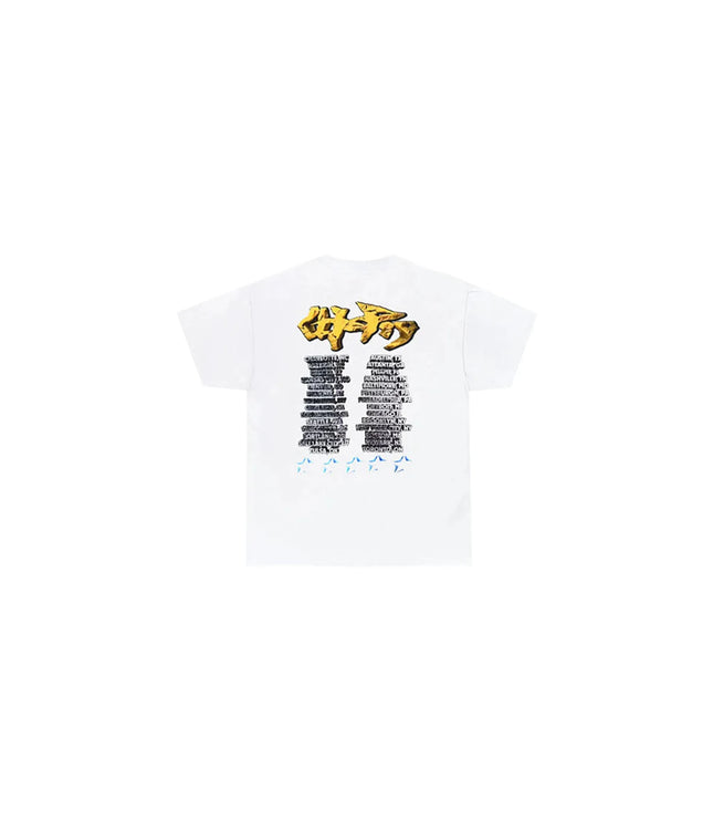Travis Scott Utopia Tour Skitzo Circus Maximus Tee White