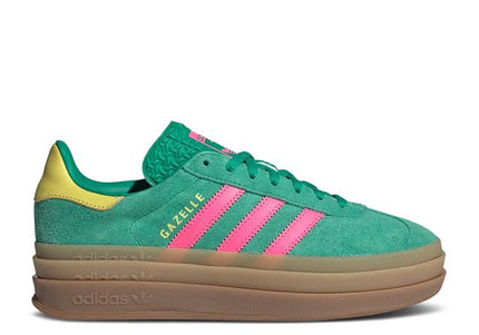 adidas Gazelle Bold Court Green Lucid Pink (W)