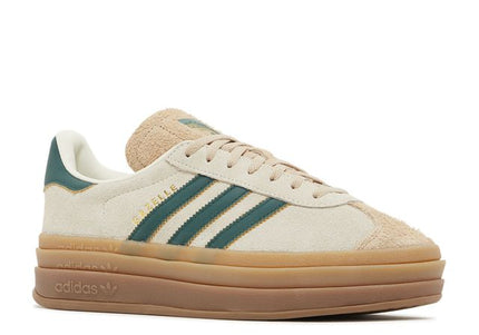 adidas Gazelle Bold Magic Beige Collegiate Green (W)