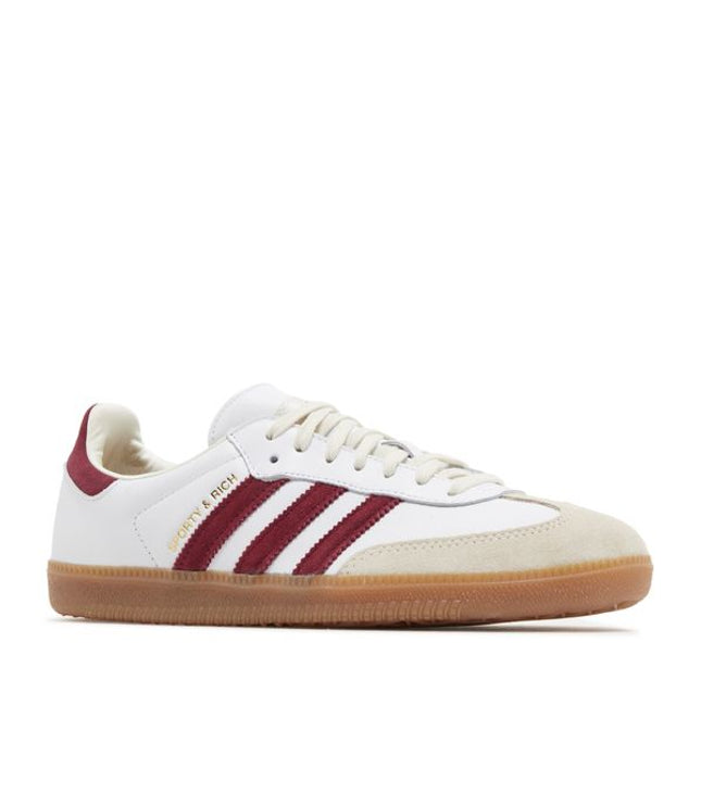 adidas Samba Športy &amp; Rich White Collegiate Burgundy