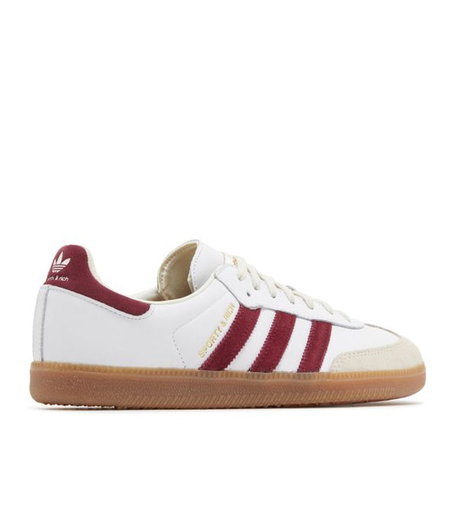 adidas Samba Športy &amp; Rich White Collegiate Burgundy